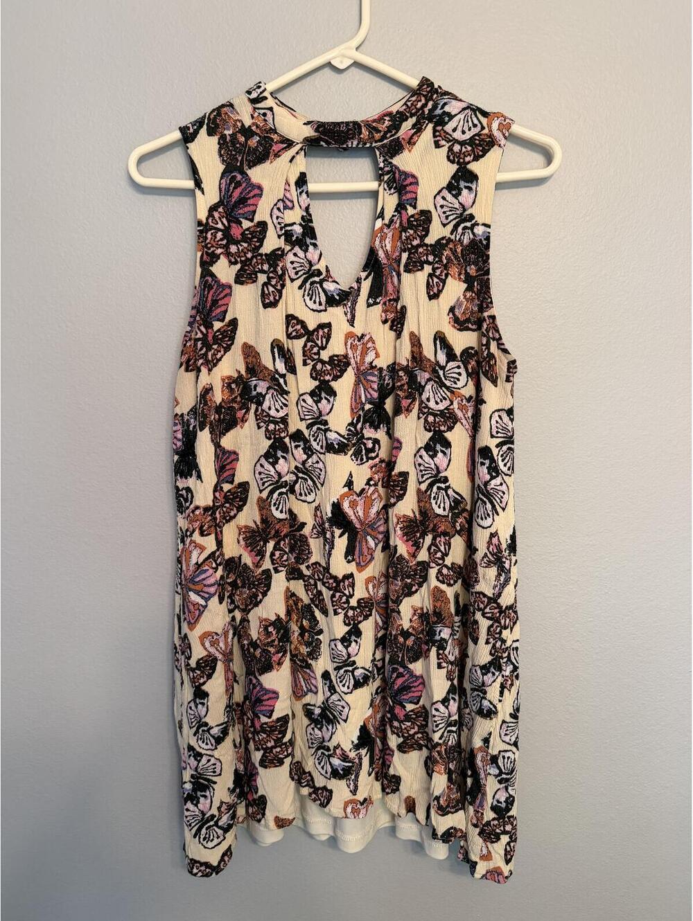 Jodifl Butterfly Print Dress Size Medium